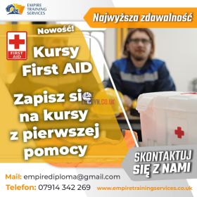 NOWOŚĆ! Kursy Pierwszej Pomocy w UK – Zapisz się już dziś