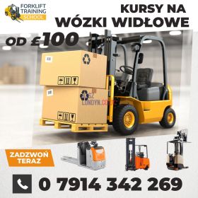 Kurs na wszystkie Wózki Widłowe po Polsku – od £99!